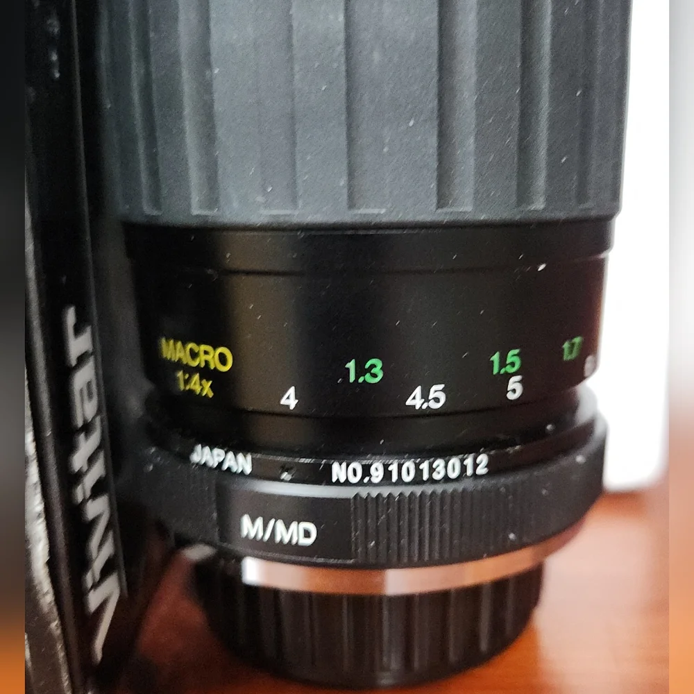 Vivitar 70-210mm f4.5-f5.6. M/MD Macro 1.4x